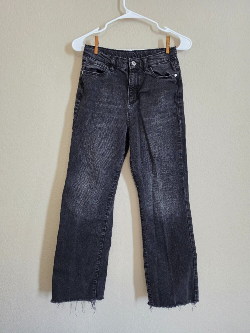 Girls Black Denim Jeans Size 12